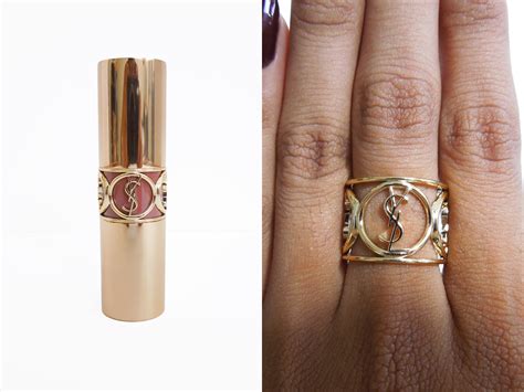 ysl engraveable lipstick|ysl lipstick emblem ring.